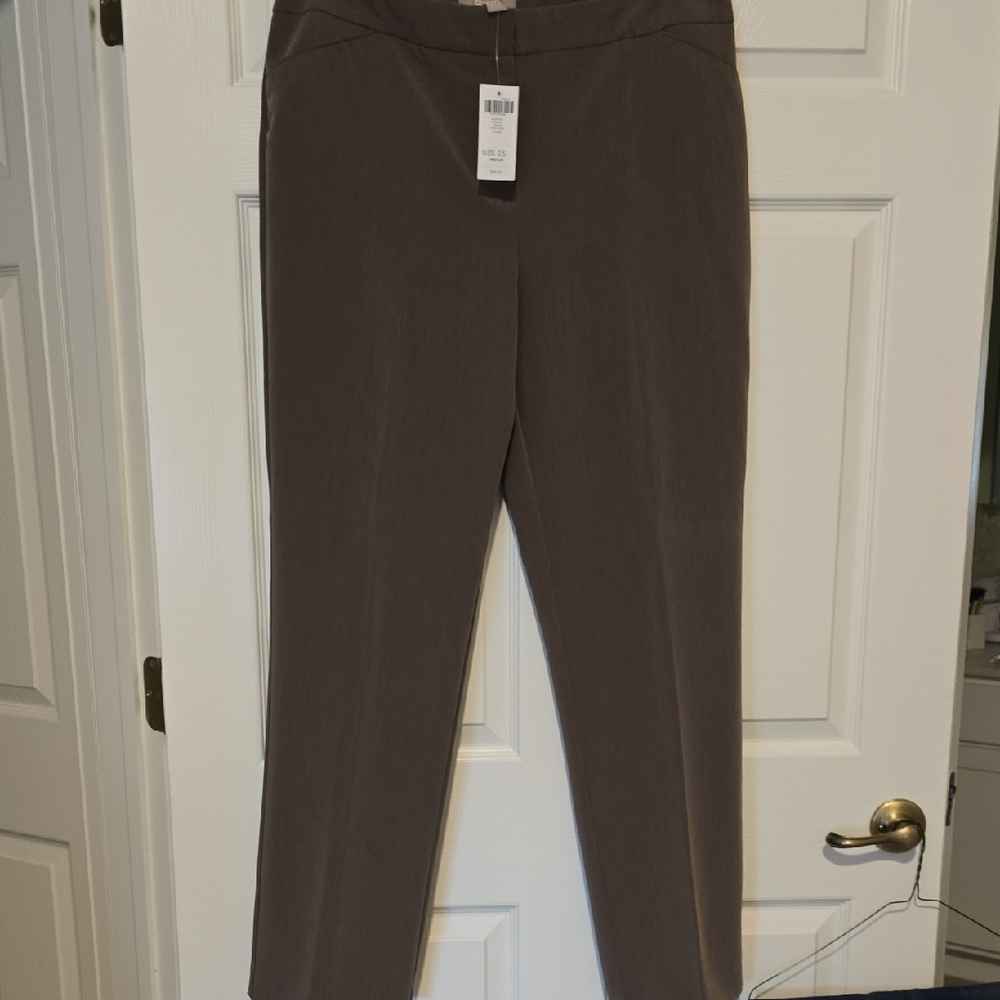Chico's Brown Trousers Classic Style